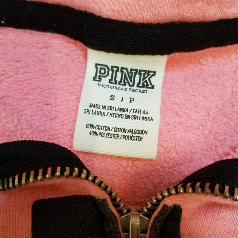 PINK half zip sweatshirt - Picture 2 of 5